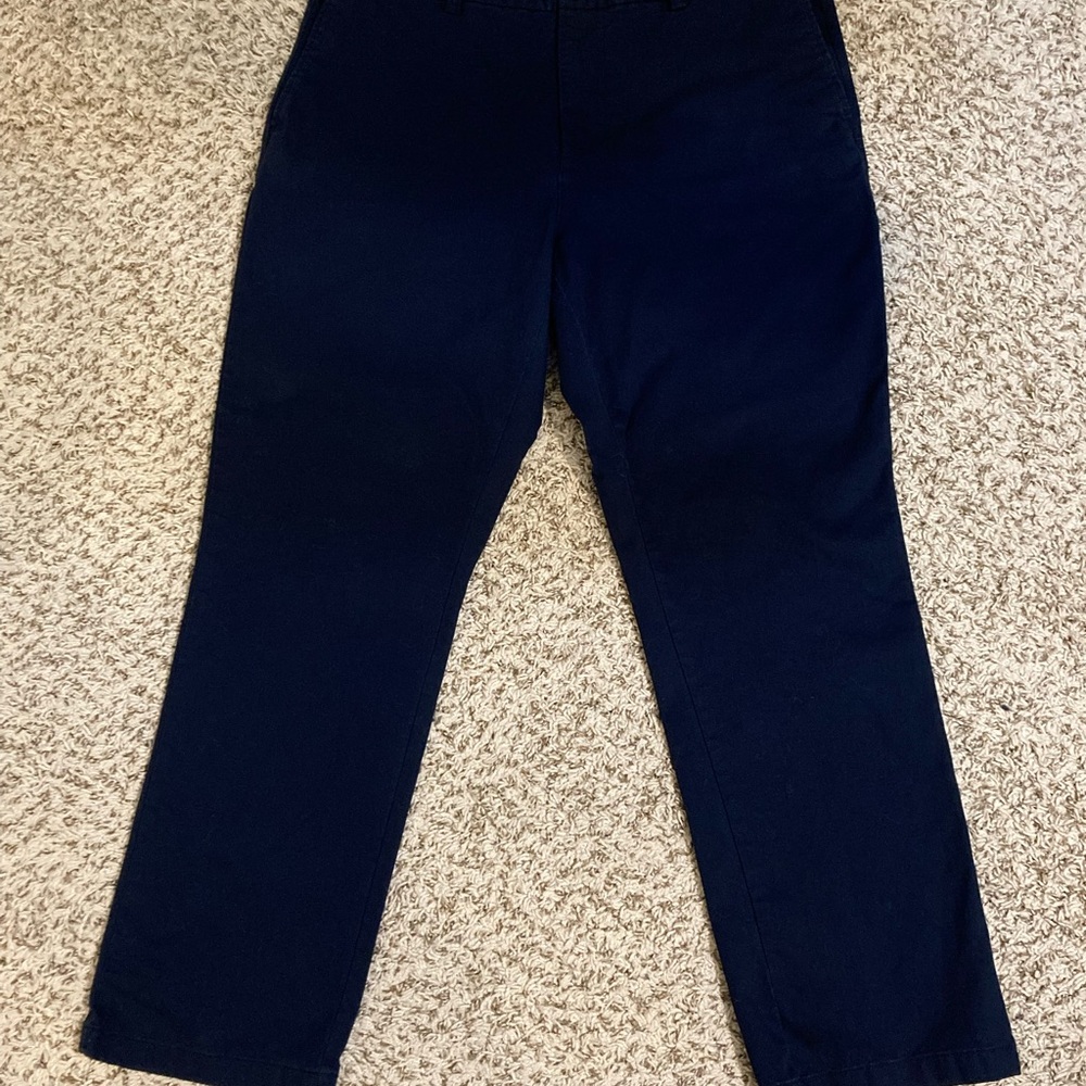 Old Navy Blue Chinos Straight Leg Full Length